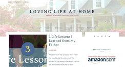 Desktop Screenshot of lovinglifeathome.com